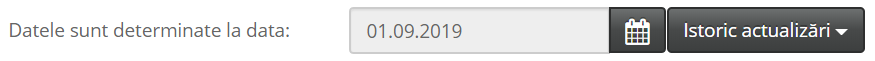 Bara cu data de referință