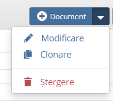 Meniul documentului